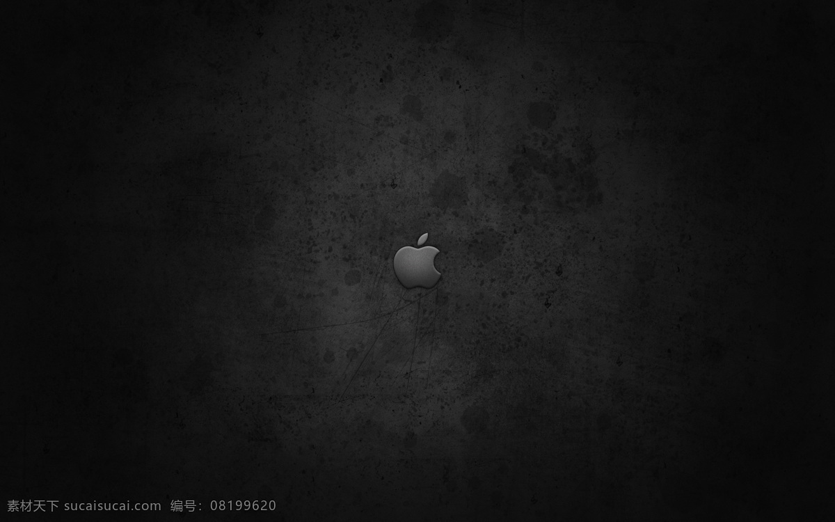 苹果桌面 苹果 黑色 现代科技 电脑桌面 屏保 背景底纹 底纹边框