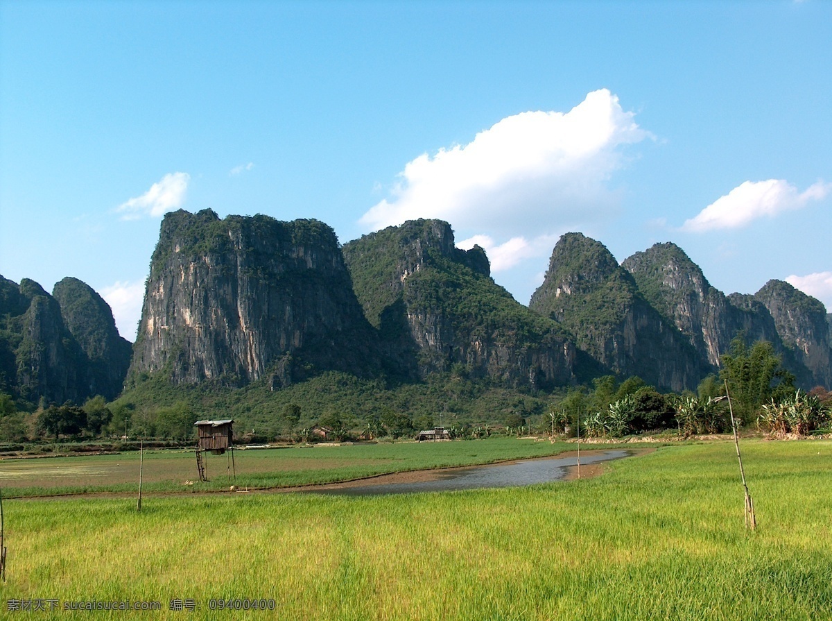 田园风光 白云 大山 高山 蓝天 山水风光 摄影图 天空 自然景观 风景 生活 旅游餐饮