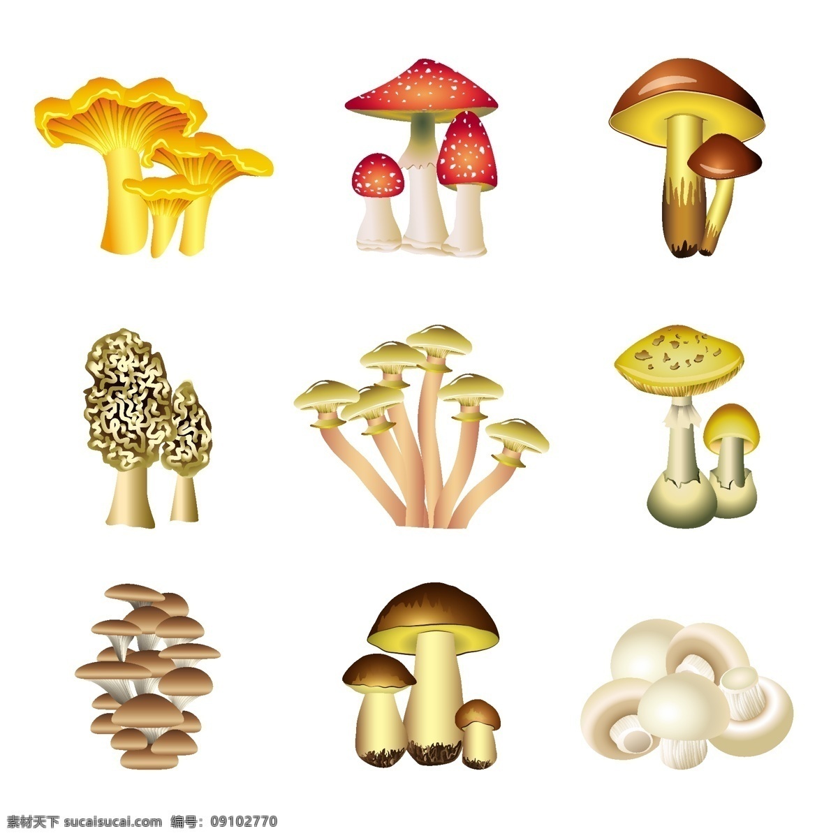 矢量 蘑菇 模板下载 彩色蘑菇 立体蘑菇 蘑菇设计 矢量蘑菇 卡通蘑菇 手绘 餐饮美食 生活百科 矢量素材 白色