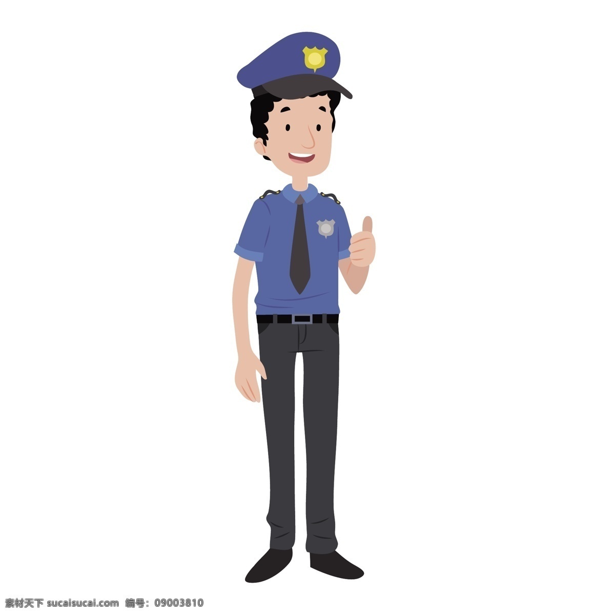 卡通 警察 矢量 卡通的警察 可爱 可爱警察 小清新 小清新警察 蓝色 蓝色制服 巡警