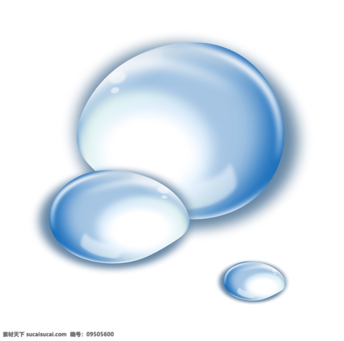手绘 透亮 水球 插画 透亮的水球 蓝色透亮水珠 手绘水珠 卡通水珠 水滴 晶莹剔透水珠 水球插画