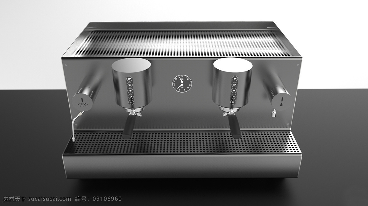 概念 模型 黑色 咖啡机 办公用品 极简 简单的线条 生活 现代感 小空间