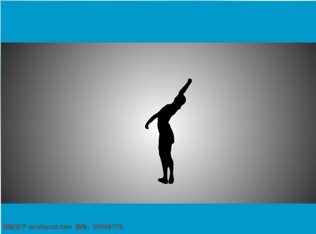 芭蕾舞 动作 flash 剪影 动画 多媒体 网站应用 swf