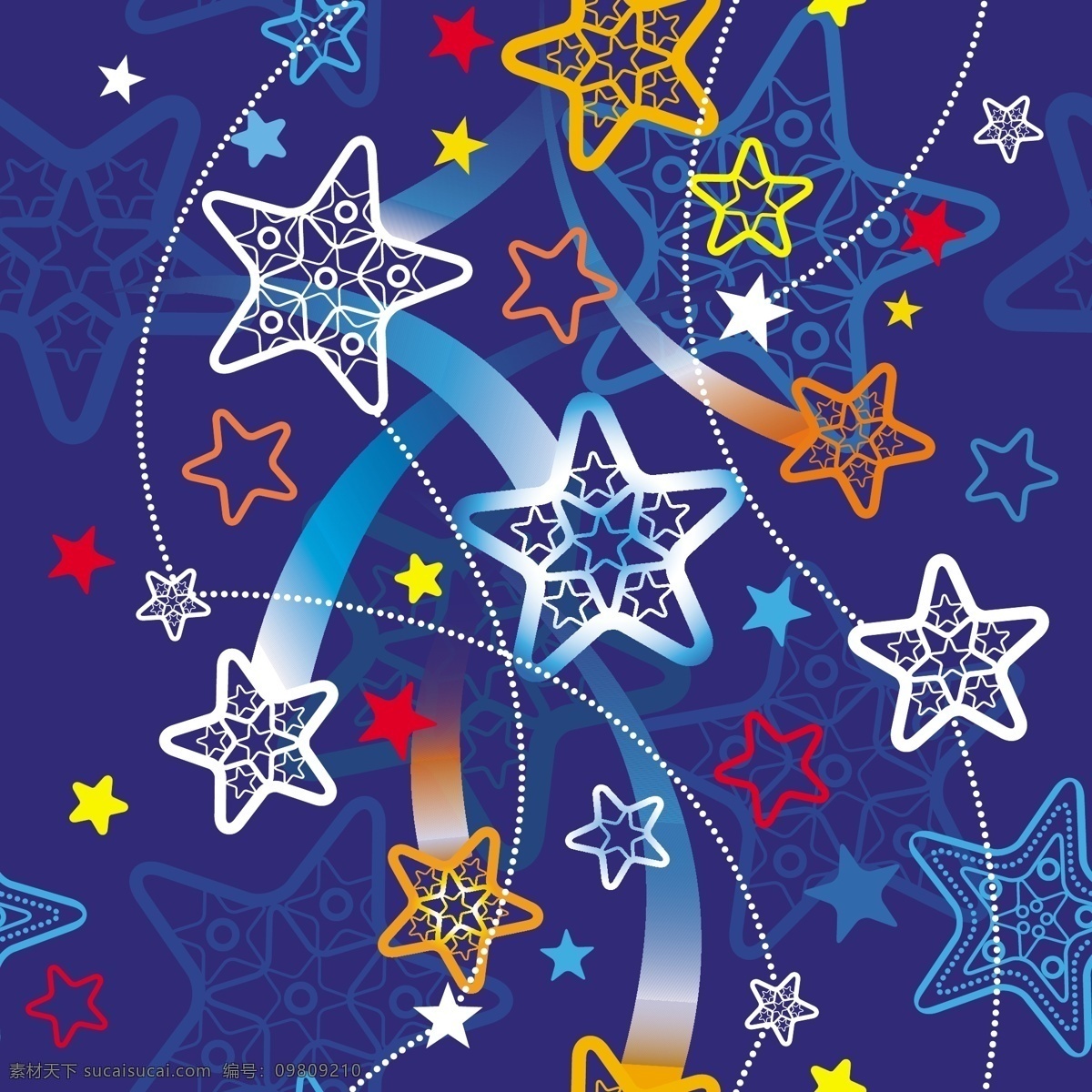 矢量 动感 星星 线条 炫丽 背景 插画背景 卡通 圣诞节图案 节日素材