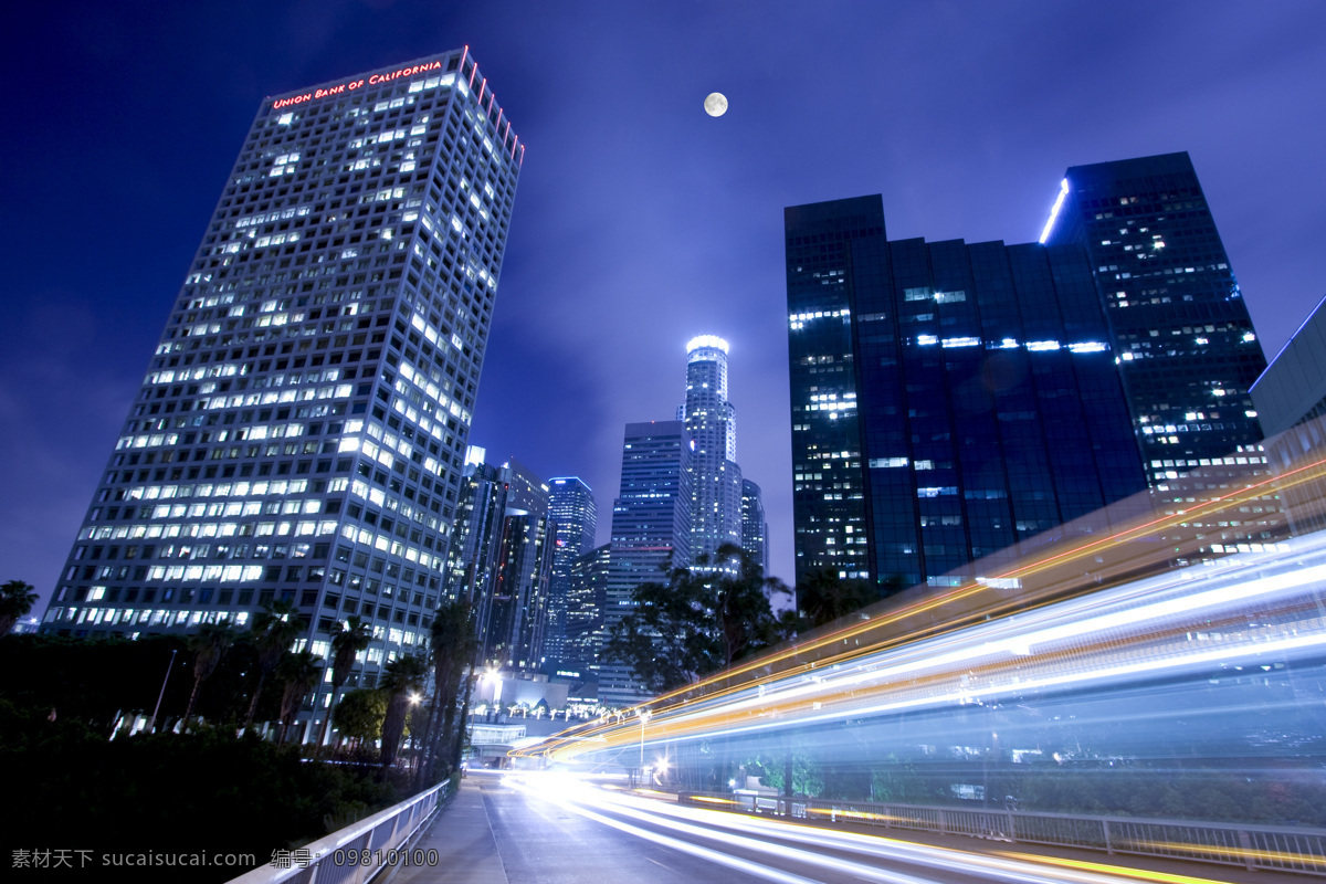 现代 都市 大楼 夜景 商务金融