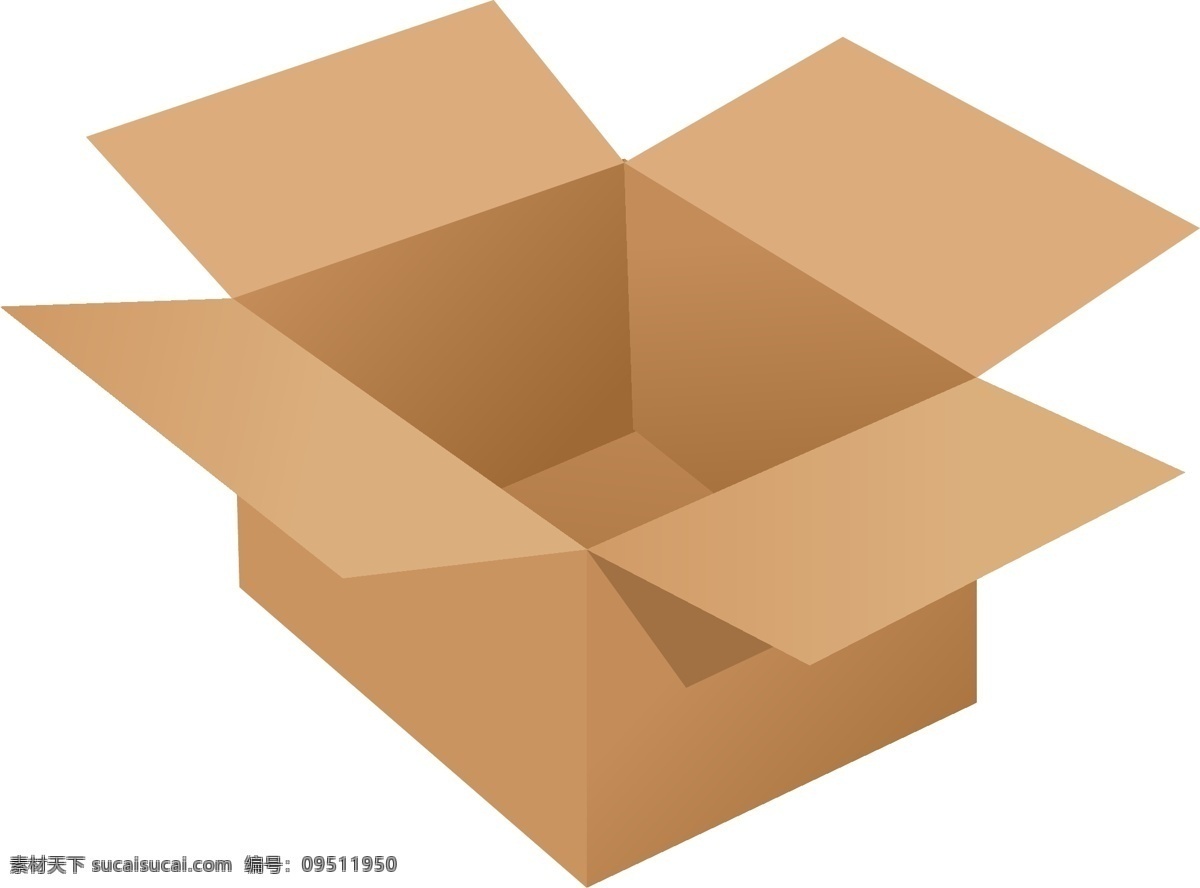 打开 矢量 开口 纸箱 打开的纸箱 快递 箱子 胶带 矢量快递 装饰 物流 配送 矢量箱子 空箱子 空纸箱