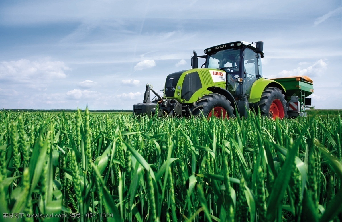 作业机械 小麦 收割机器 大型收割机 都市风光 农业生产 现代科技