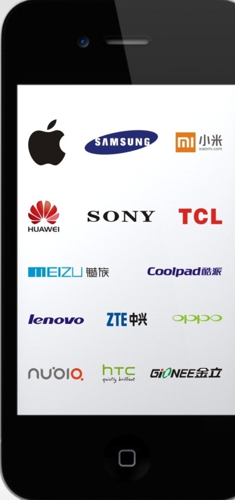 手机logo logo 苹果logo 三星logo 华为logo 联想logo 金立 酷派 小米 标志图标 公共标识标志