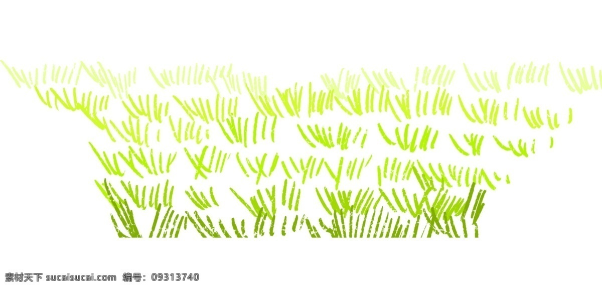 手绘 卡通 矢量 小草 免 扣 元素 矢量图 卡通手绘草 小草背景 手绘草地 绿色小草 青春 唯美的草