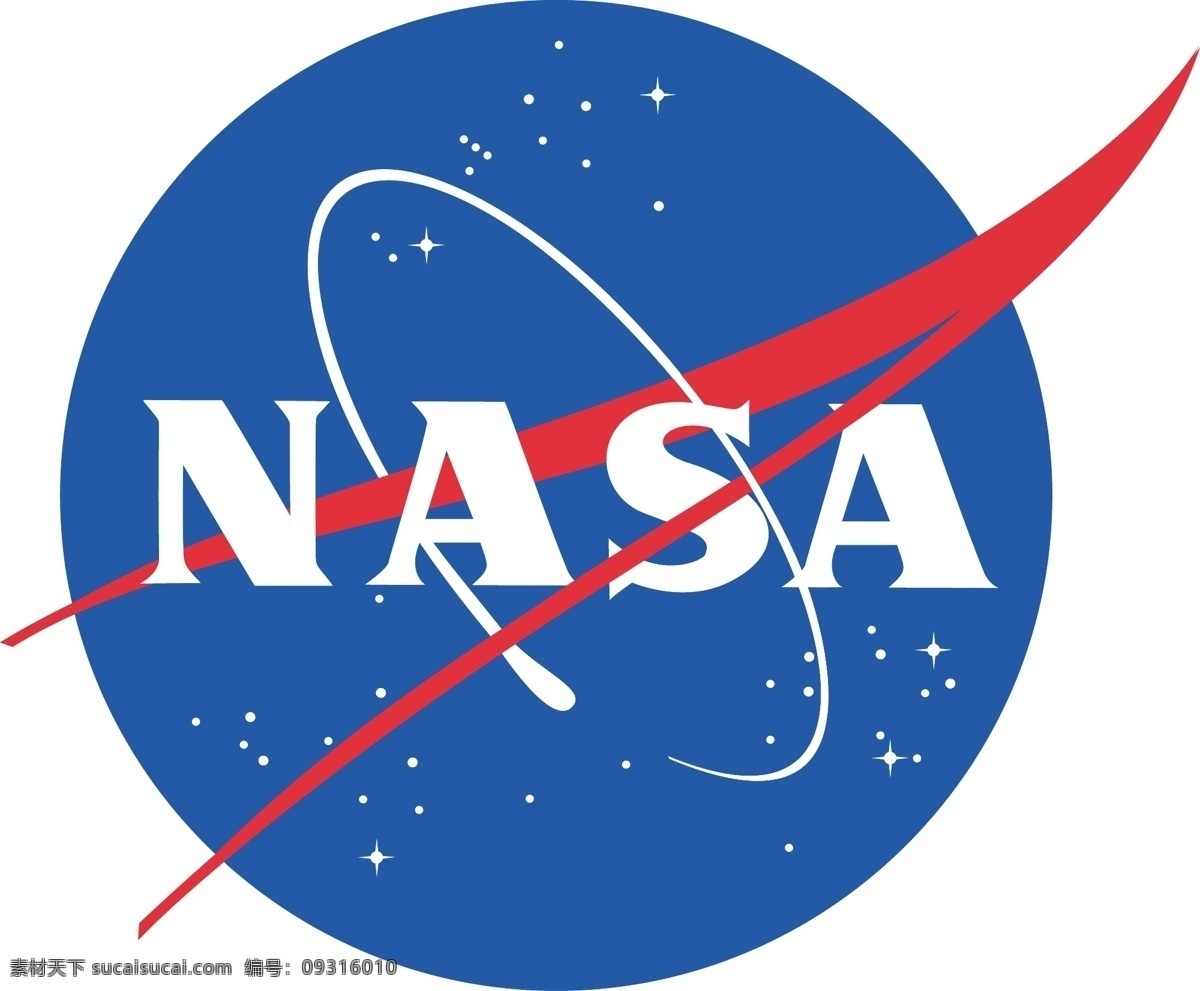 美国宇航局 logo2 美国航空航天局 其他载体 矢量图 其他矢量图