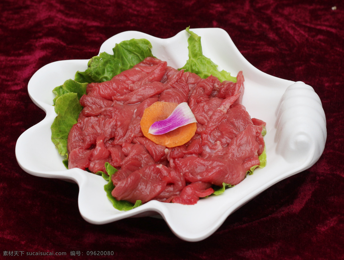 鲜牛肉 鲜牛肉片 牛肉 牛肉片 火锅牛肉 餐饮 餐饮美食 食物原料