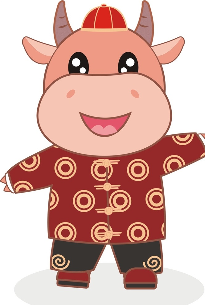 牛图片 卡通牛 新年牛 牛 手绘牛 吉祥牛 牛吉祥物 牛年 牛年素材 2021年 新年快乐 新年素材 牛素材 十二生肖 十二生肖牛 可通牛 室内广告设计