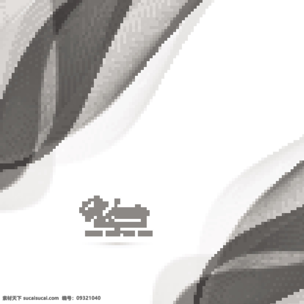 现代 灰色 波浪 纹 背景 灰色波浪纹