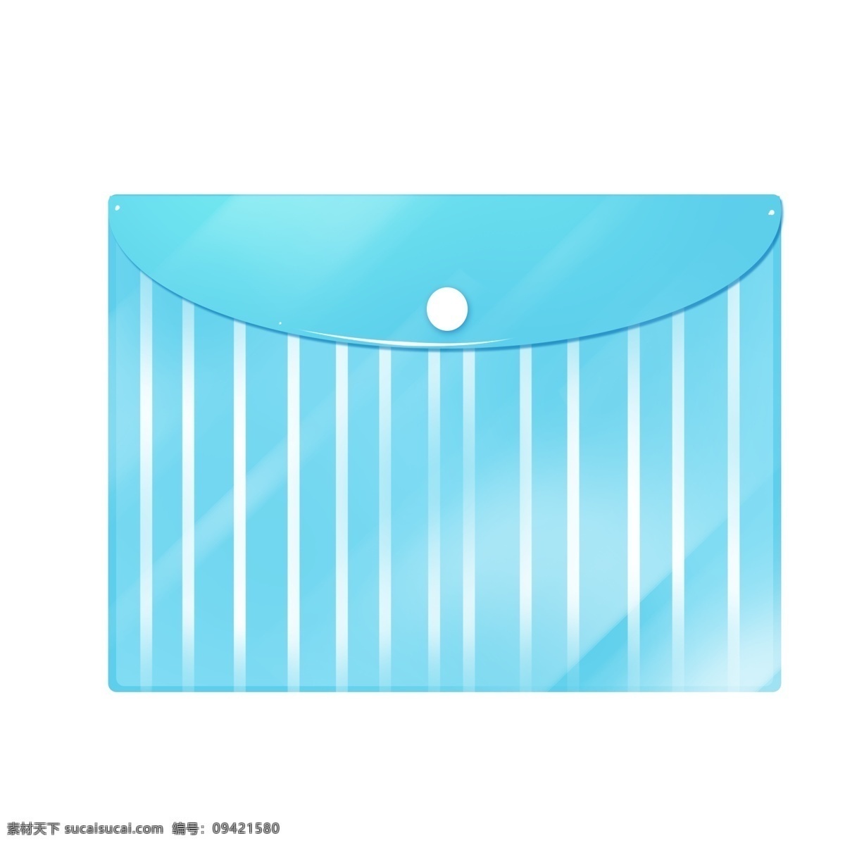 文件袋 办公用品 蓝色的文件袋 卡通插画 公司用具 办公工具 办公室产品 塑料的文件袋