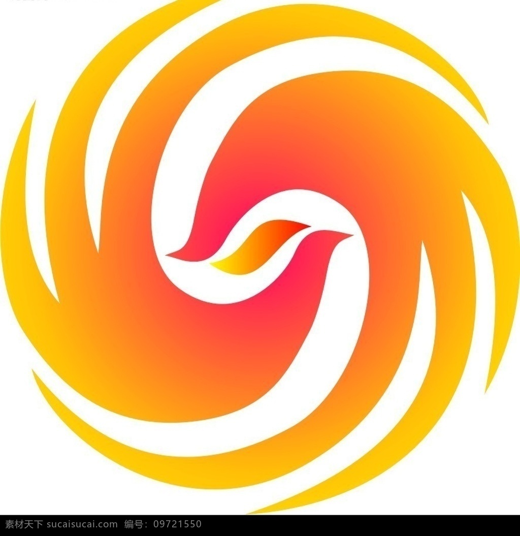 凤凰卫视 中文台 台标 标识标志图标 企业 logo 标志 矢量图库