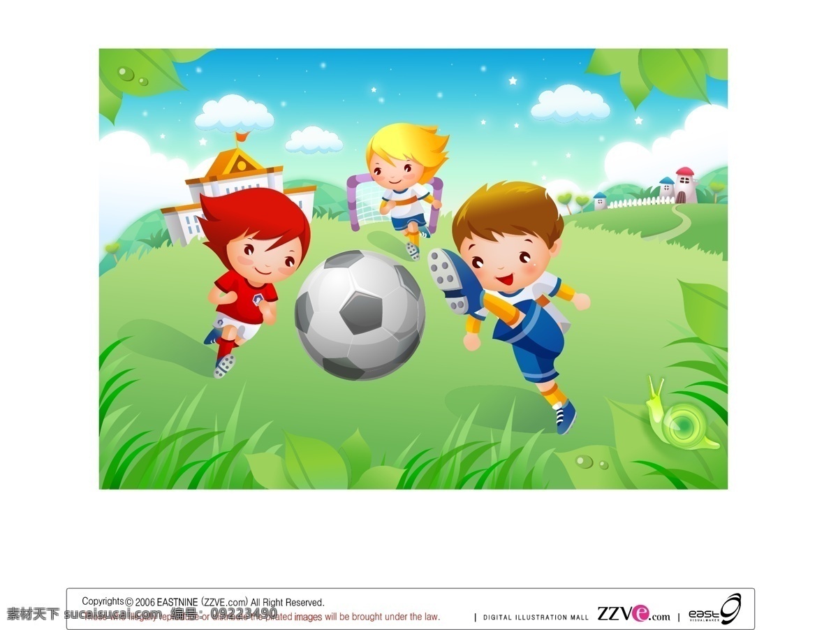 儿童 儿童模板下载 儿童矢量素材 儿童幼儿 矢量人物 矢量图库 儿童玩足球