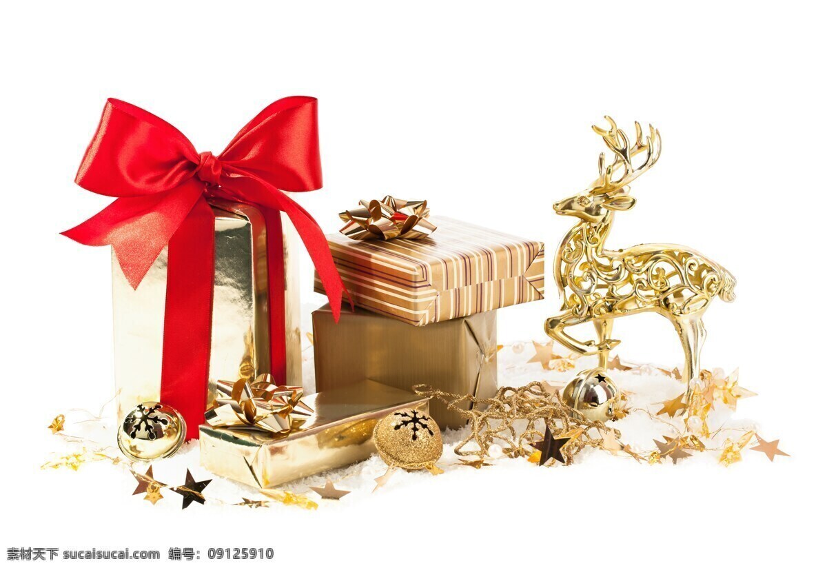 圣诞 礼物 装饰品 圣诞礼物 麋鹿 礼物盒 铃铛 节日庆典 生活百科