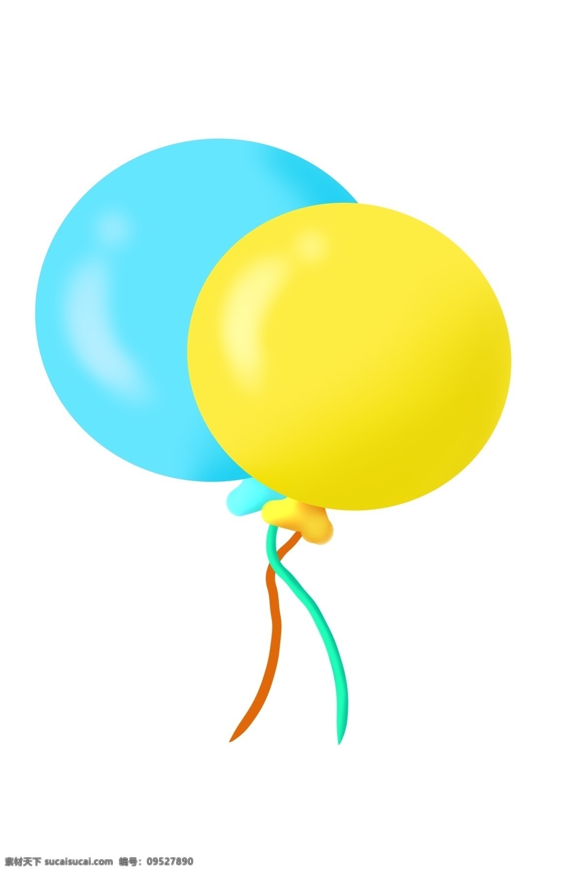 彩色漂浮气球 彩色 气球 装饰