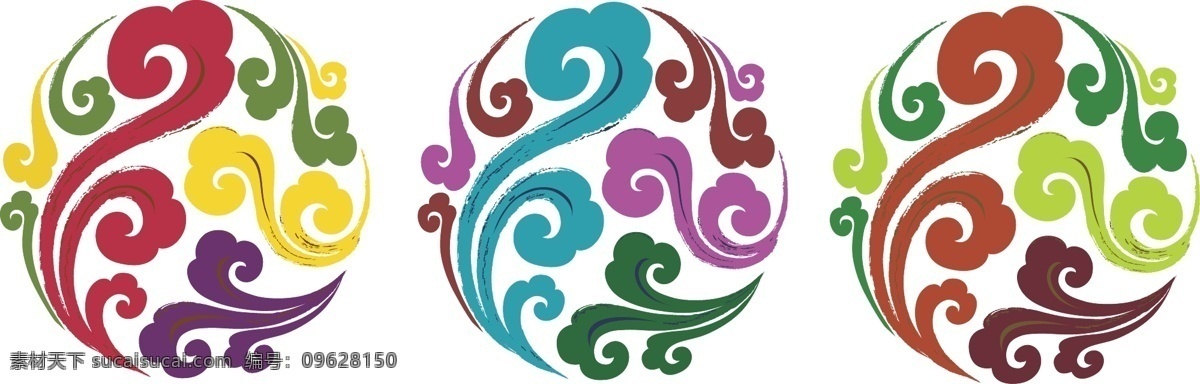 中国古典图案 中国元素 古典图案 精美图案 精美底纹 精美花纹 ai矢量图 祥云图案 cdr数据库 底纹背景 底纹边框 矢量