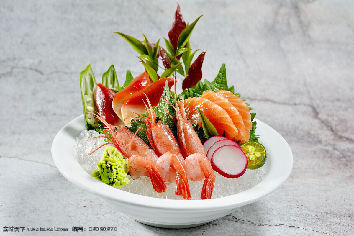 海鲜拼盘 龙虾 三文鱼 生食 生鲜 美食 餐饮美食 西餐美食