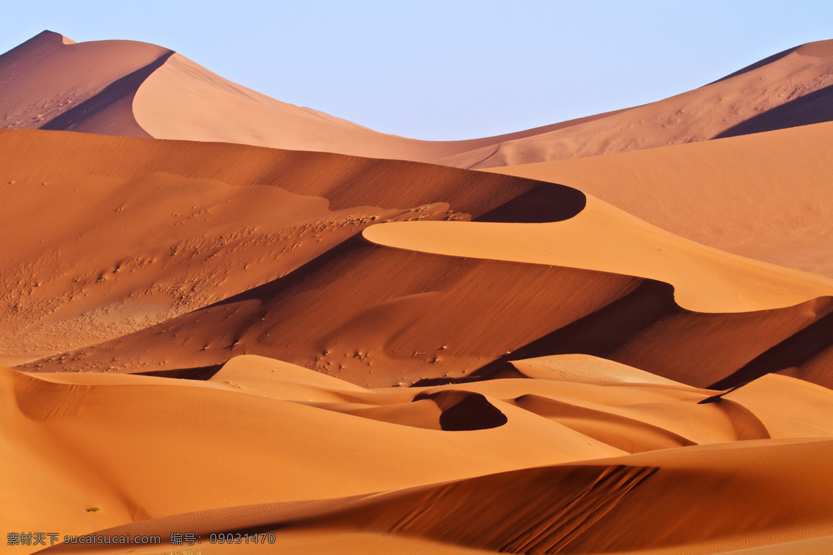 沙漠景色 沙漠 景色 自然风景 自然景观 大自然 美丽的景色 橙色