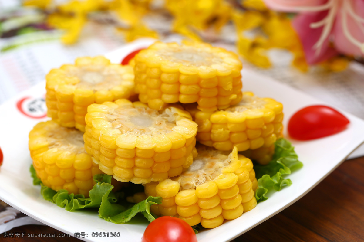 玉米图片 玉米 玉米块 粘玉米 玉米排骨 美食 餐饮美食 食物原料