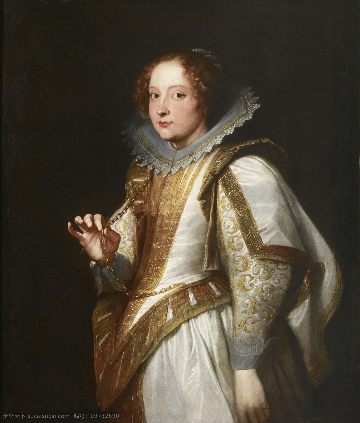 dyck 人物 油画 装饰画 英国 画家 安东尼 凡 戴克 anthony cattaneo giovanna marchesa van