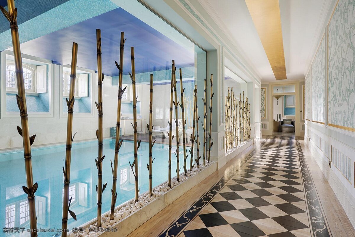 时尚 室内 游泳池 走廊 设计图 家居 家居生活 室内设计 装修 家具 装修设计 环境设计 效果图