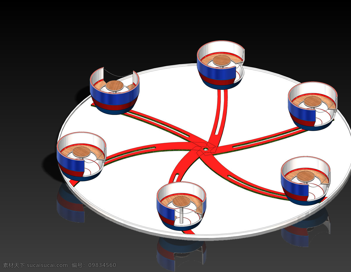 骑 茶杯 骑茶杯 3d模型素材 其他3d模型