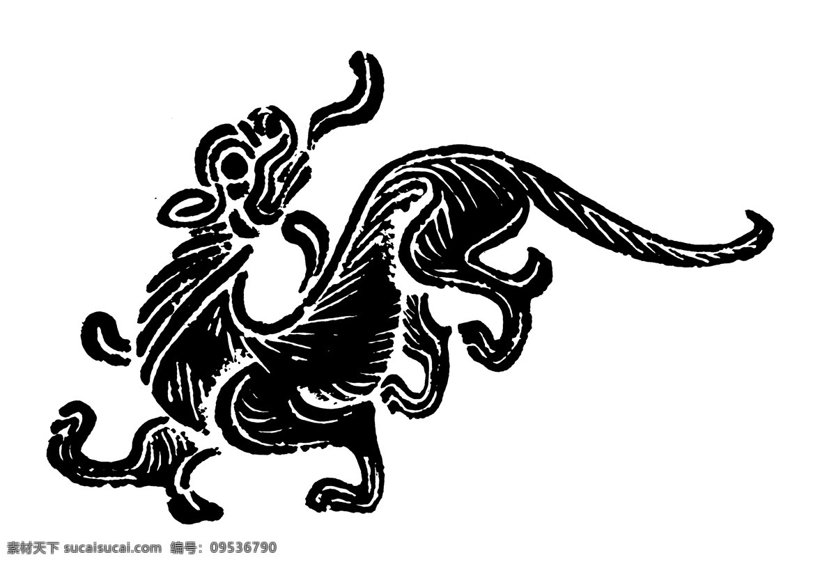动物图案 魏晋 南北朝 图案 中国 传统 214 中国传统图案 设计素材 装饰图案 书画美术 白色