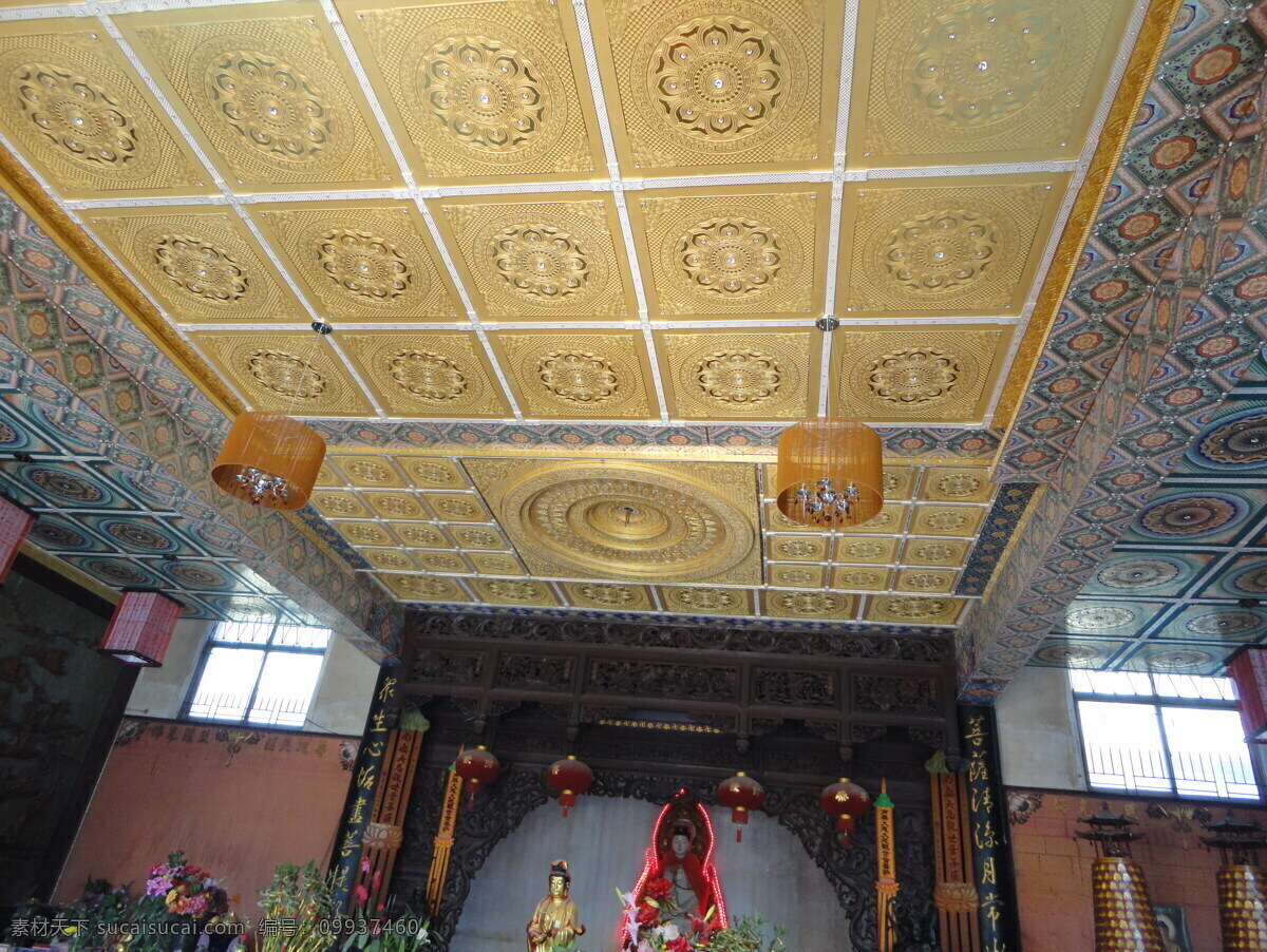 吊顶 建筑园林 室内设计 室内摄影 寺庙 厦门观音寺 寺庙吊顶 殿堂吊顶 仿古吊顶 艺术吊顶 室内吊顶 吊顶实景图 伟达艺术吊顶 装饰素材