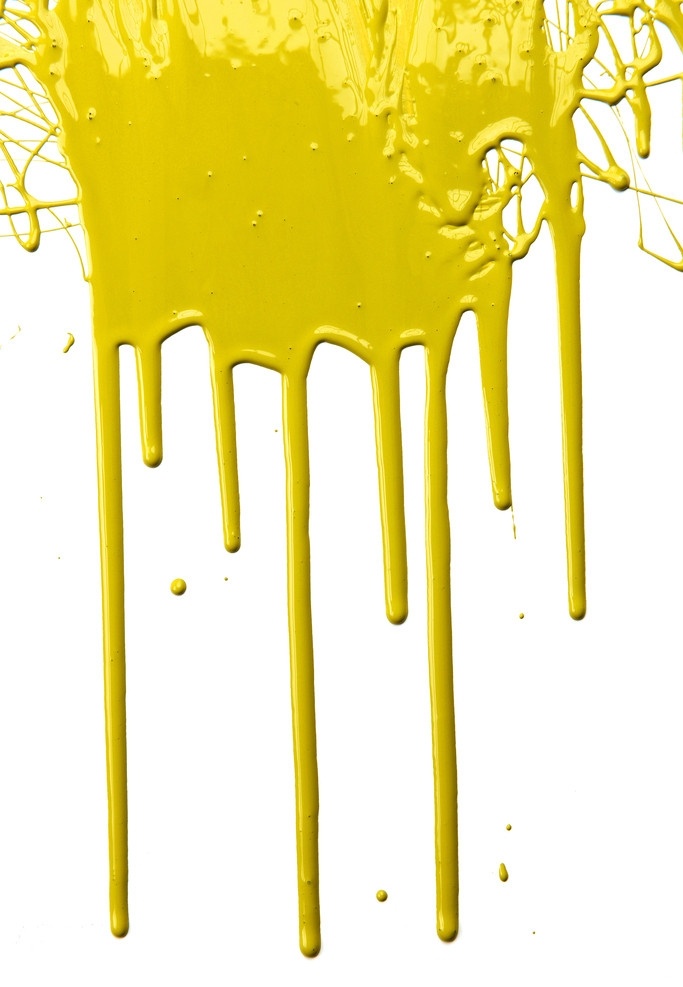 黄色油漆 颜料 油漆 污点 墨迹 斑点 色彩 彩色 黄色 生活的轨迹 生活素材 生活百科