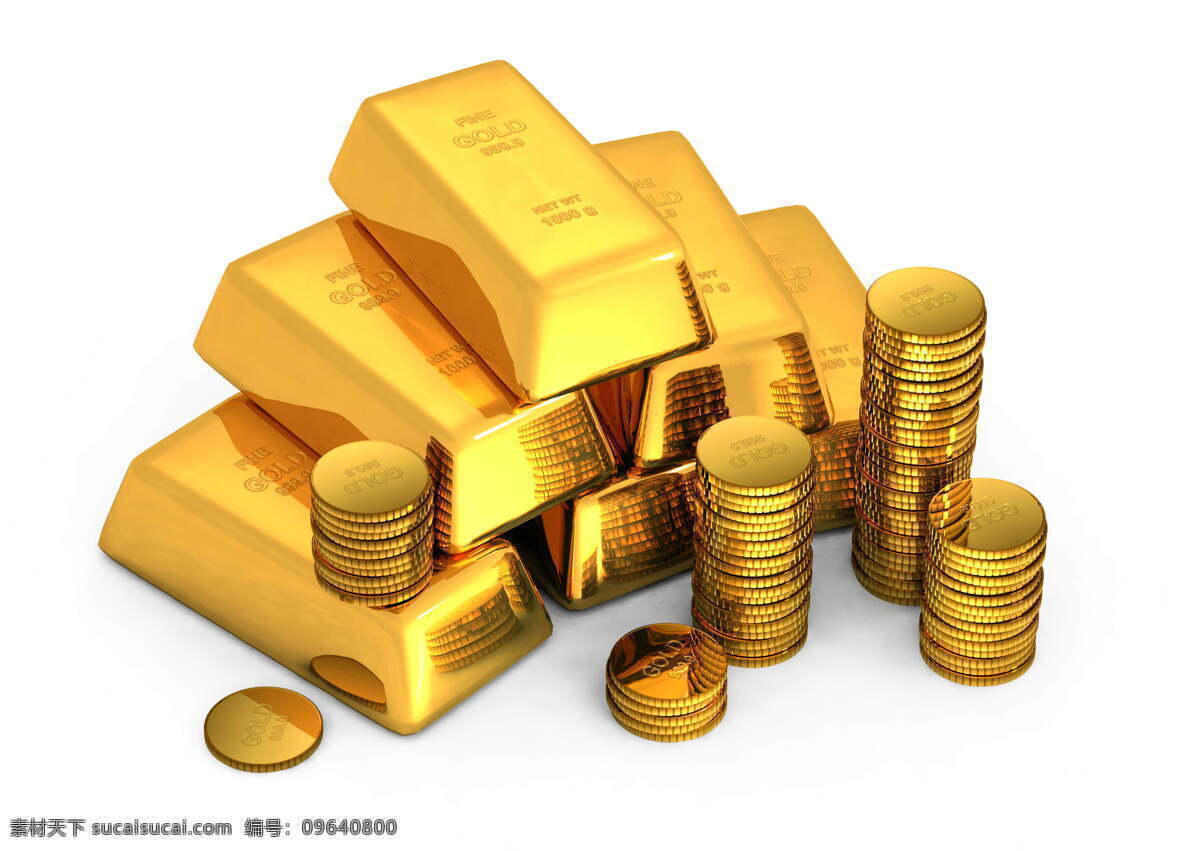 黄金 金币 金条 金融 货币 财富 钱币 财产 商业素材 商务金融 金融货币