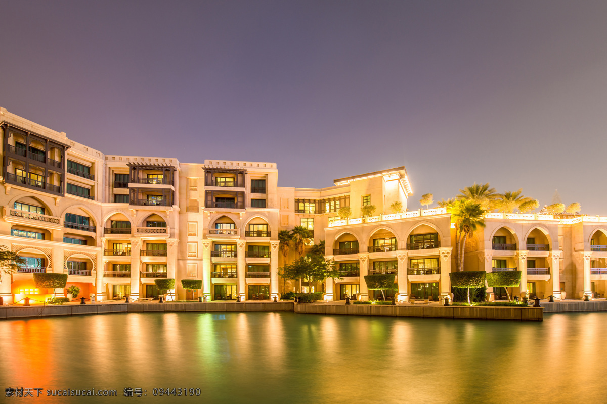 美丽 迪拜 夜景 迪拜夜景 繁华都市 美丽风景 度假酒店 城市风景 美丽景色 风景摄影 城市风光 环境家居