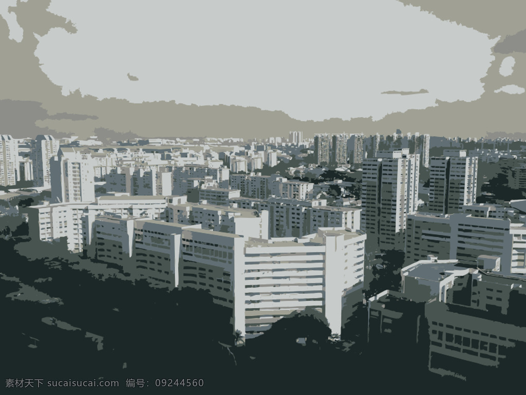 更多新加坡2 明确的 公寓 新加坡 天空 upload2openclipart 矢量 视图 svg 灰色