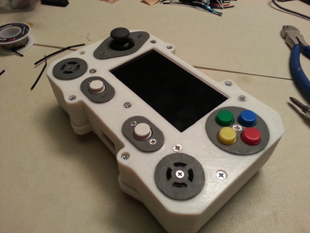 pi模拟器 pi 手持 raspberry portaberry 游戏 3d打印模型 游戏玩具模型 掌上电脑 handheldportaldevice 便携式 覆盆子 raspberrypi retropie videogames