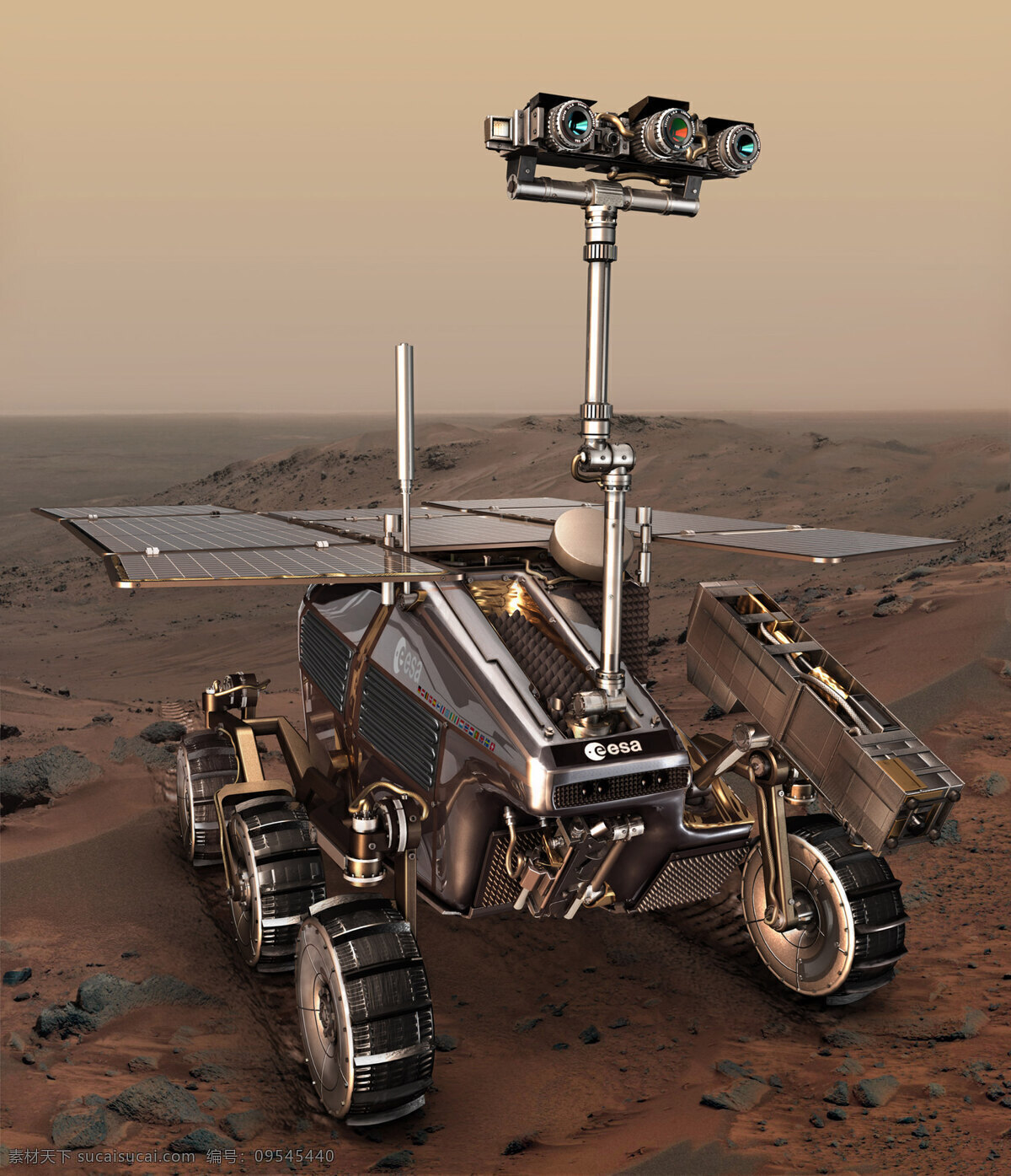 欧洲航天局 火星车 火星探测器 esa 天文宇宙 自然景观