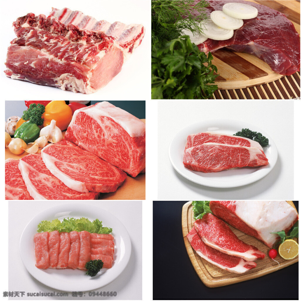 新鲜的排骨 新鲜 肉制品 排骨 白色