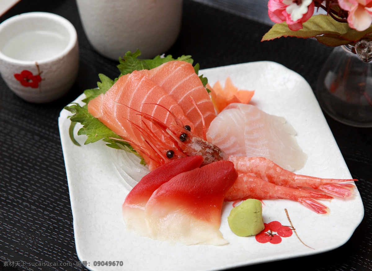 日本料理 刺身 拼盘 日料 海鲜 组合 套餐 餐饮美食