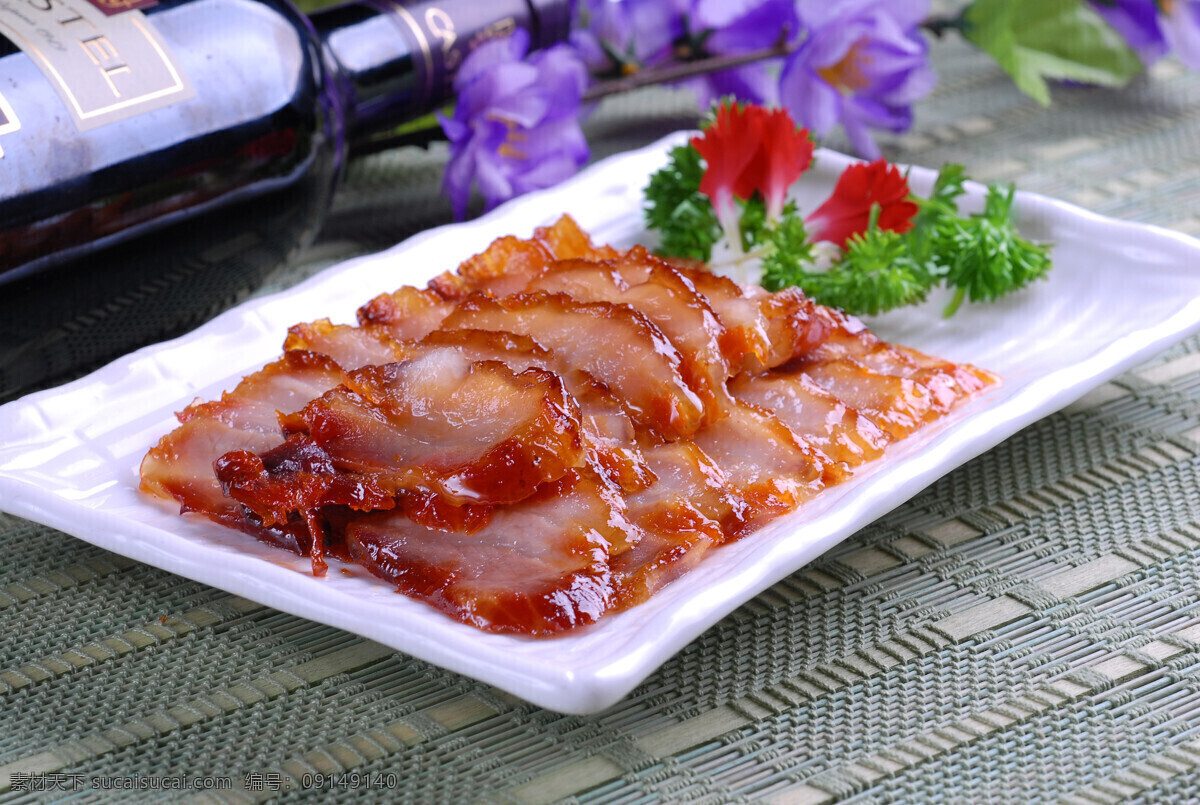 叉烧肉 肥叉烧 蜜汁叉烧肉 烧腊 蜜汁 中餐 传统菜式 餐饮美食 传统美食