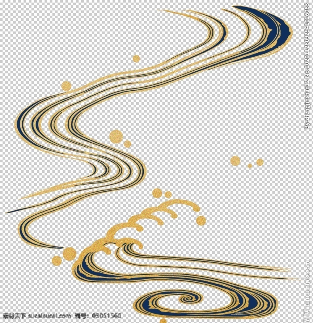 中式元素图片 中式元素 中国风 底纹 国风 新亚洲 金色描边 祥云 中式 元素