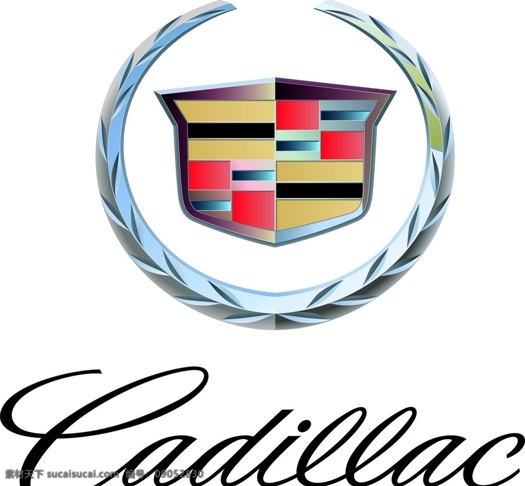 凯迪拉克标志 凯迪拉克 汽车标志 凯迪拉克车标 高端车标志 欧美汽车标志 logo设计