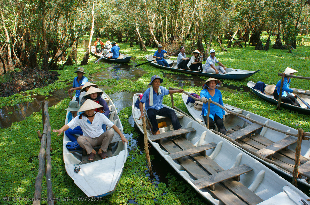 湿地 湖泊 上 游船 木船 美丽风景 旅游 旅行 美丽风光 美景 泰国旅游 其他类别 生活百科