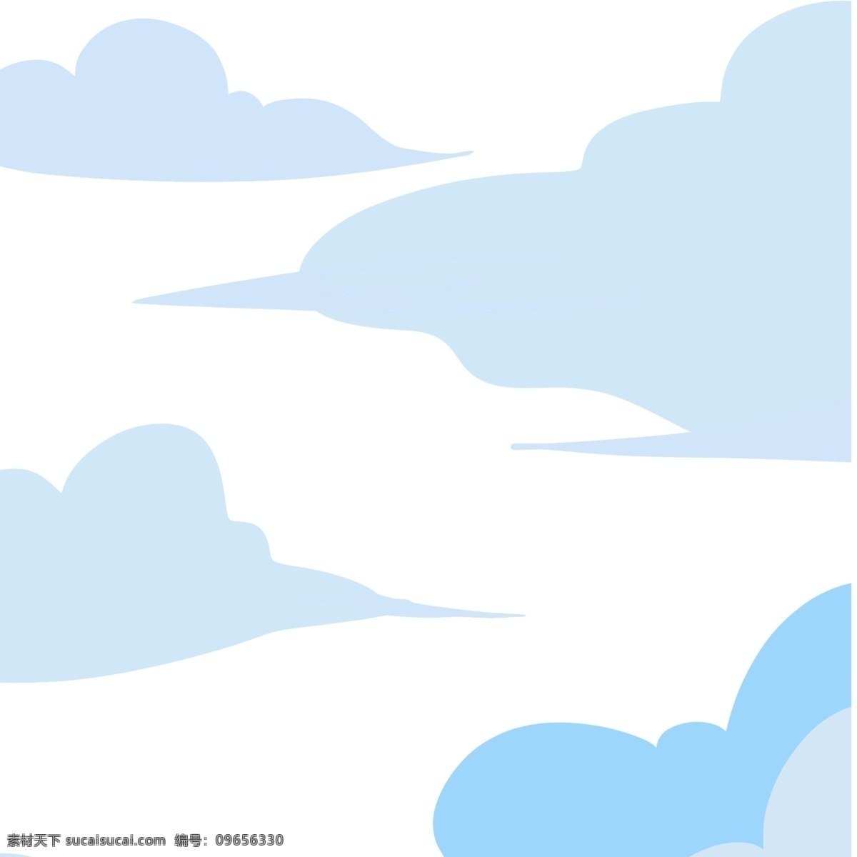 蓝色 云朵 免 抠 图 白色的云朵 卡通图案 卡通插画 蓝天白云 时尚的云朵 漂亮的云朵 蓝色的云朵 免抠图