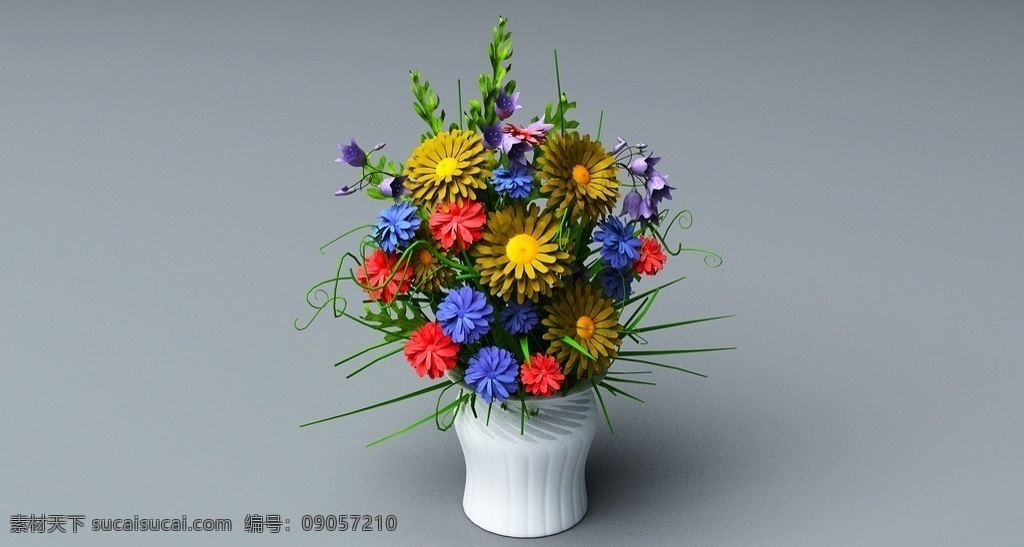装饰鲜花 不错的装饰 鲜花 活动物料模型 其他模型 3d设计 3d作品 max 活动常见物料