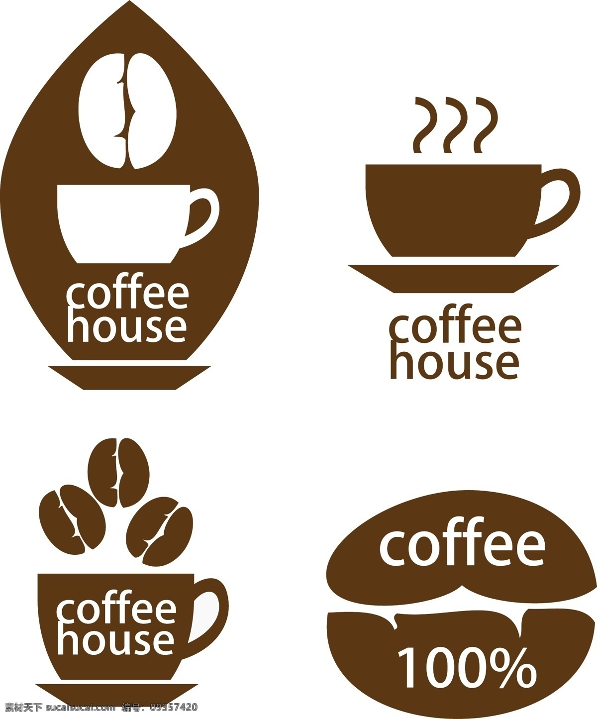 矢量咖啡设计 咖啡海报模板 宣传单模板 dm单设计 dm 宣传单 模板 时尚花纹 海报背景边框 标志图标 矢量素材 白色