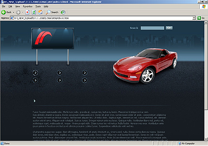 汽车 英文 网站 模板 按钮 内容页 汽车网站 网页模板 英文网站 最终页 结果页 网页素材
