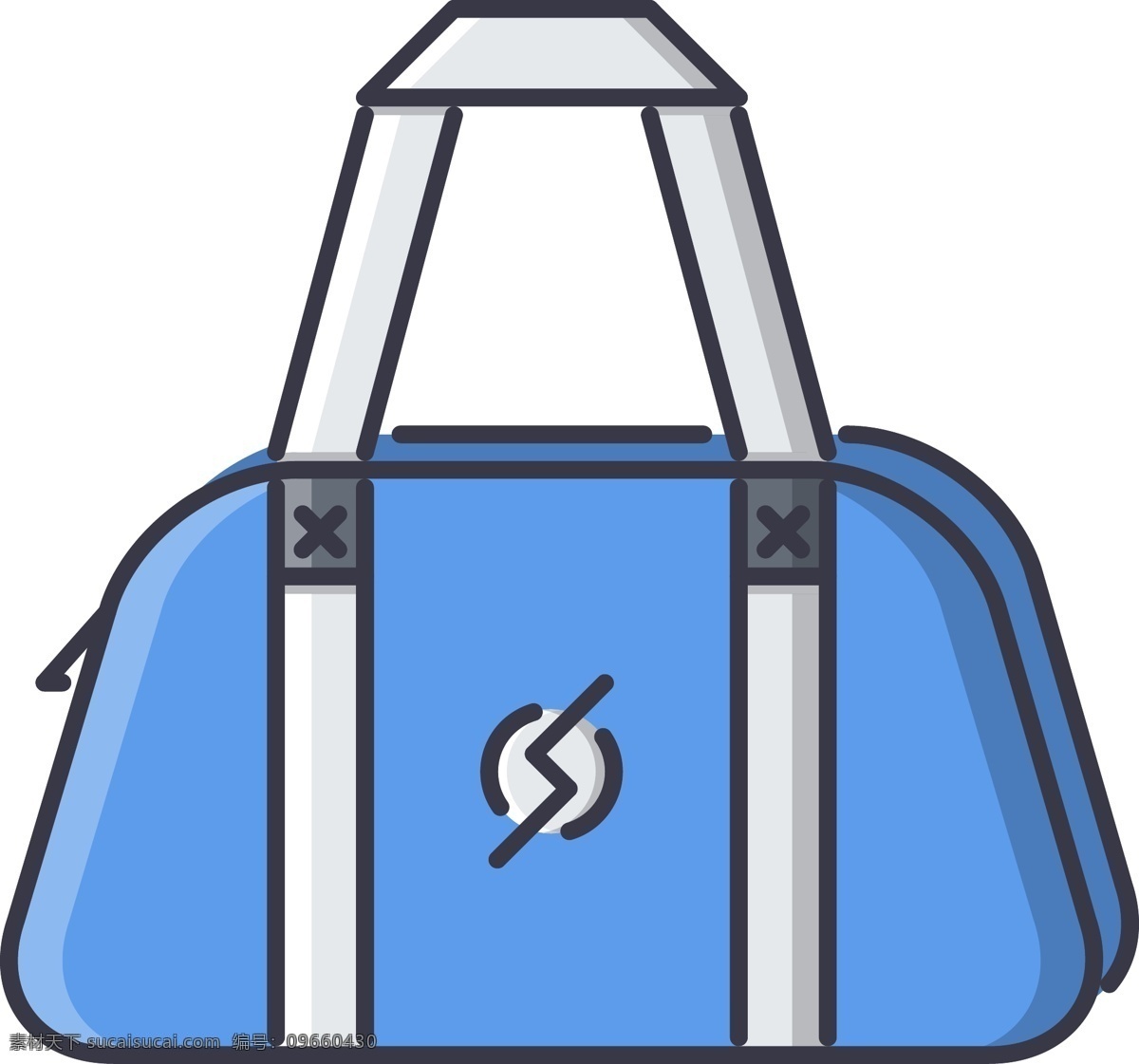 背包 挎包 免 扣 书包 包包 单肩包 蓝色系 有趣的 矢量图 扁平化 图标 手拿包 蓝色背包
