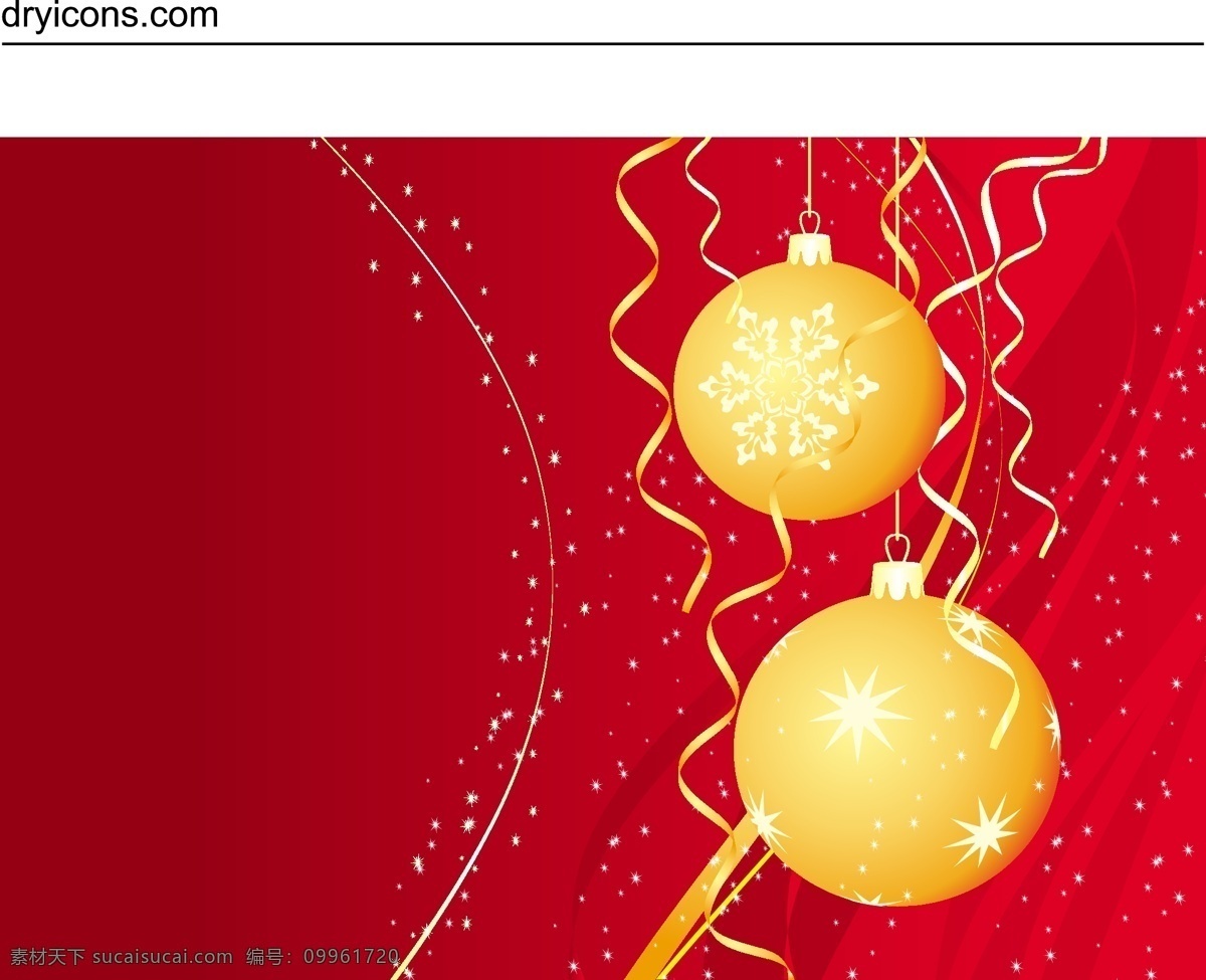 矢量 缤纷 圣诞节 吊球 背景 缤纷圣诞节 花纹 圣诞节装饰 丝带 星星 雪花 节日素材
