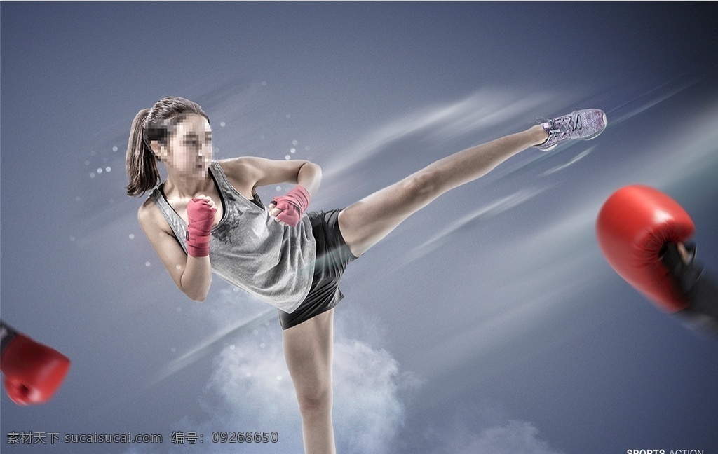 拳击 美女 健身房 运动 体育 健康 海报 宣传 宣传栏 广告 创意 手绘 插画 唯美 卡通 安静 墙纸 墙画 装饰画 装饰框 框 装饰